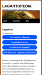 Mobile Screenshot of lagartopedia.com