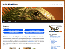 Tablet Screenshot of lagartopedia.com